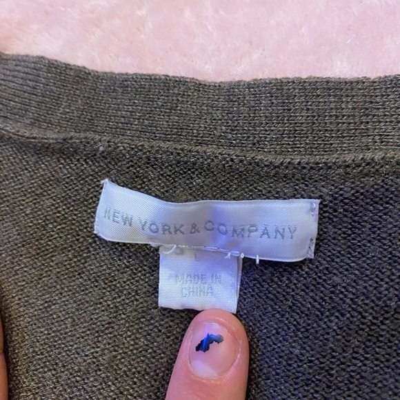 New York & company Argyle pattern sweater - Picture 3 of 3